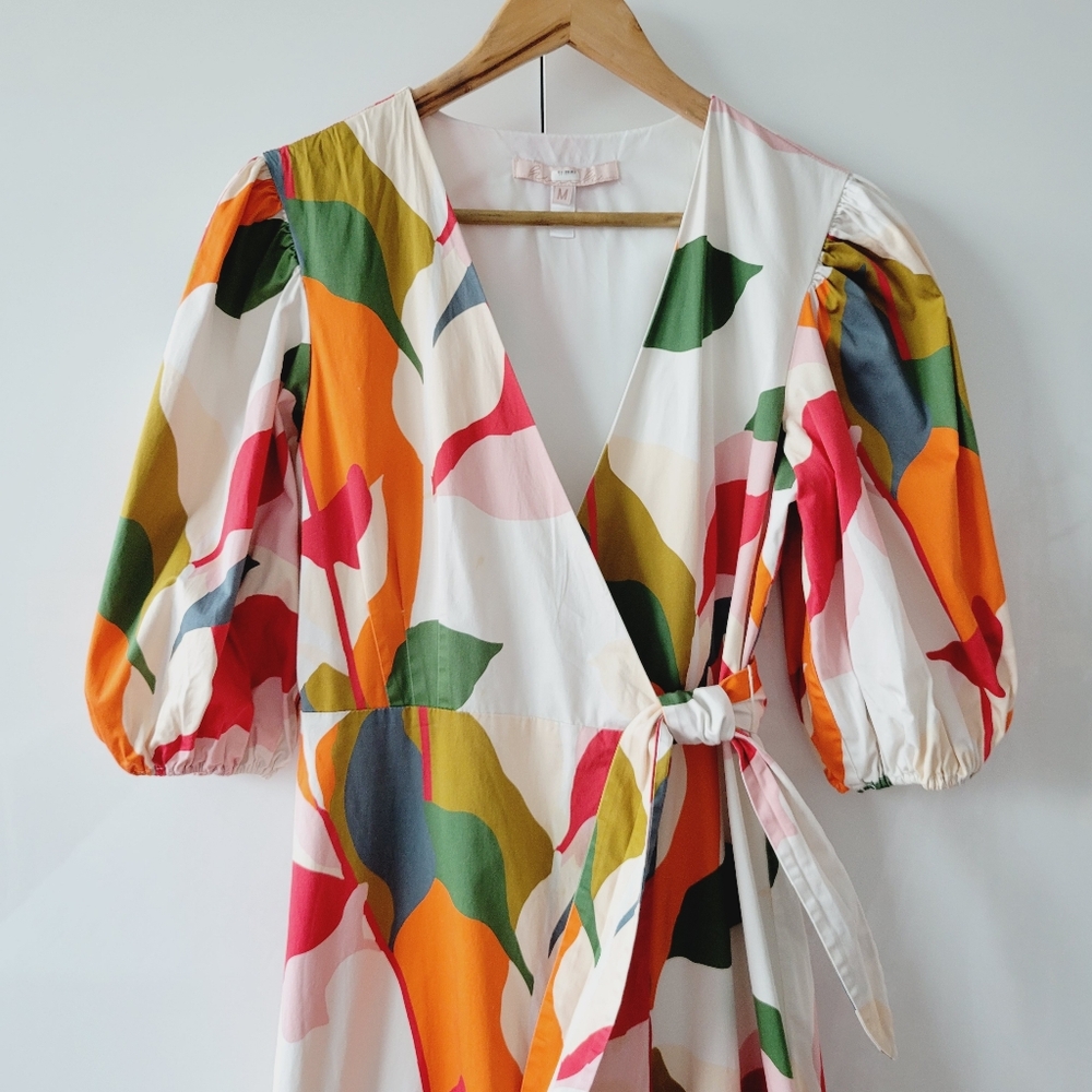 Hutch Multicolor Abstract Midi Dress - Picture 4 of 15